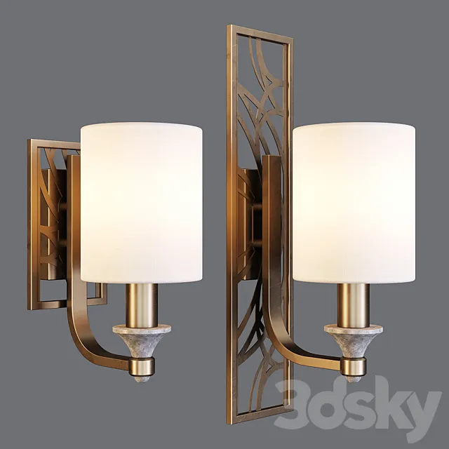 Maytoni: Wall Lamps - Vittoria (H004 - & - H005-WL-01-BG) 3DModel
