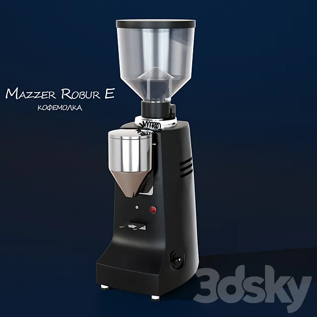 Mazzer Robur E grinder 3D Model