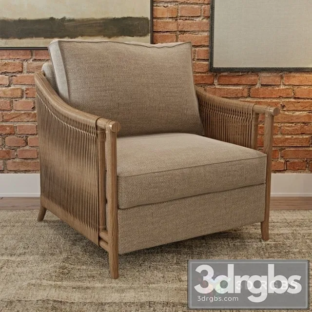 Mc Guire Jolie Lounge Armchair 3D Model Free