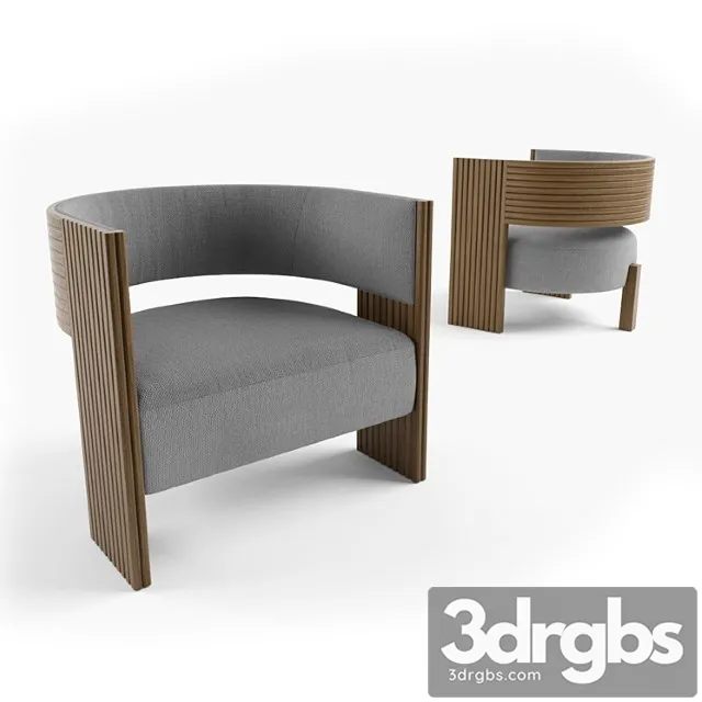 Mcguire kanan lounge chair 2 3D Model Free