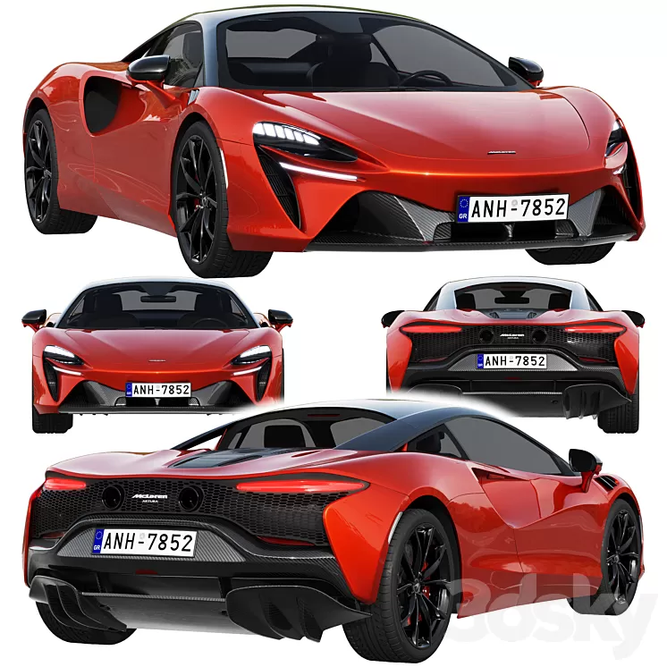 McLaren Artura 2022 3D Model Free