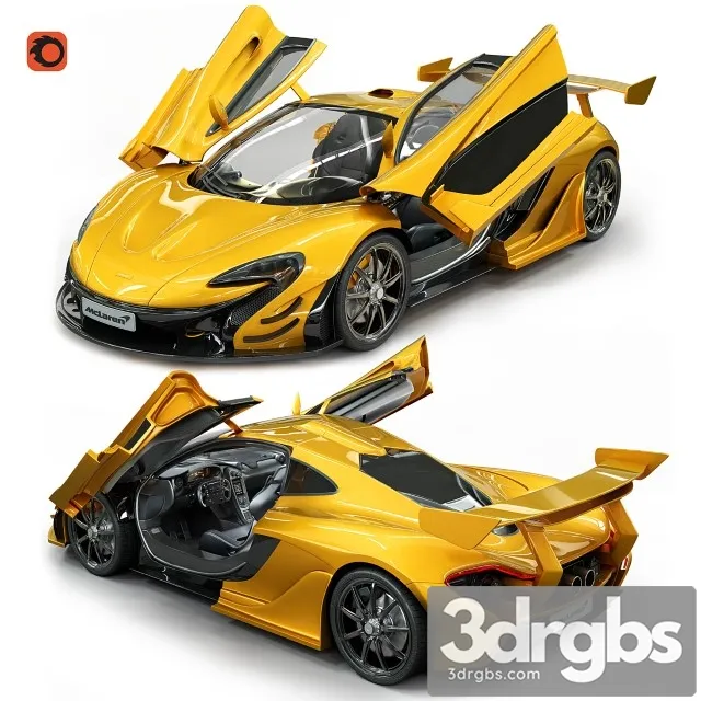 McLaren P1 3D Model Free