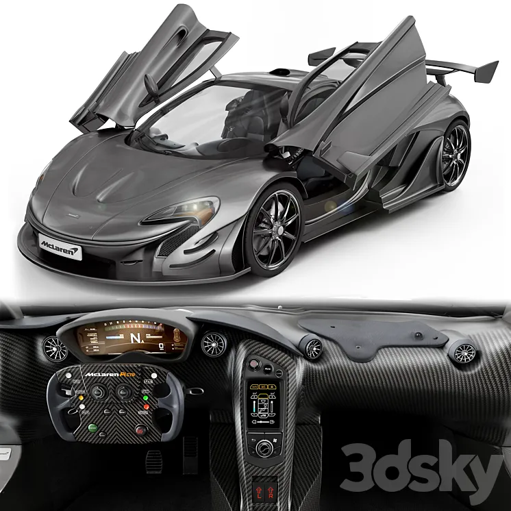 McLaren_P1 3D Model Free