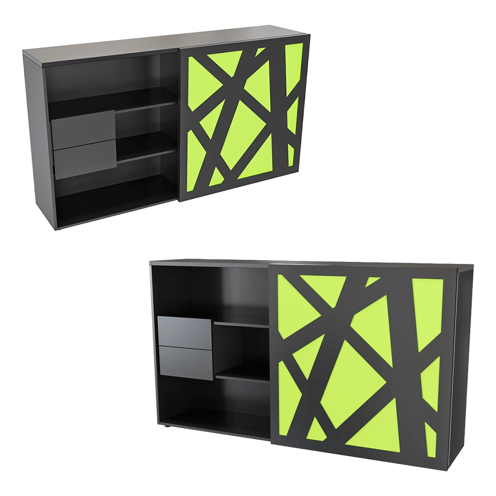 MDD - Cabinet Zig-Zag 3D Model