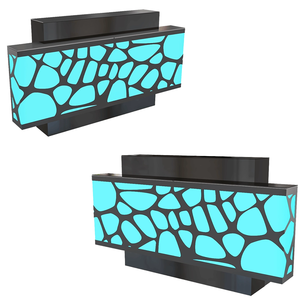 MDD - Reception desk Organic 3D Model