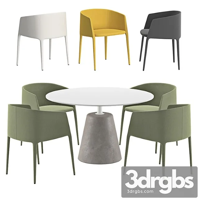 Mdf Italia Achille Armchair And Rock Table 2 Free Download