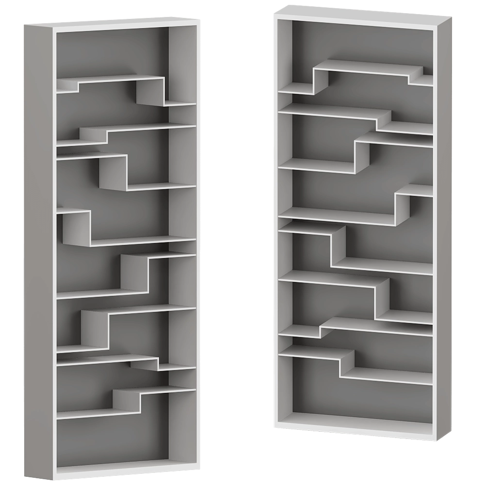MDF Italia - Bookcase Melody 3D Model