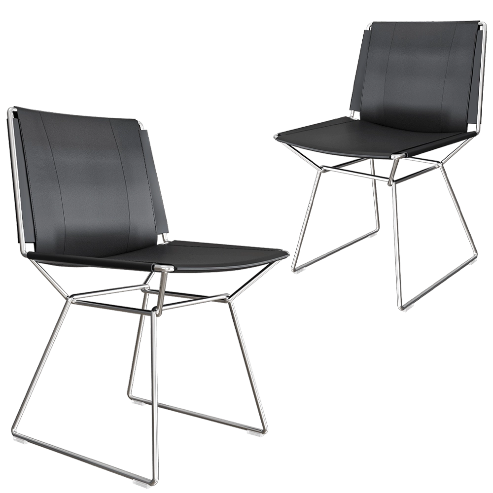 MDF Italia - Chair Nail Leather 3D Model