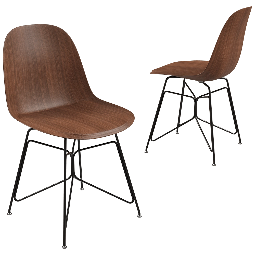 MDF Italia - Chair Press butterfly base 3D Model