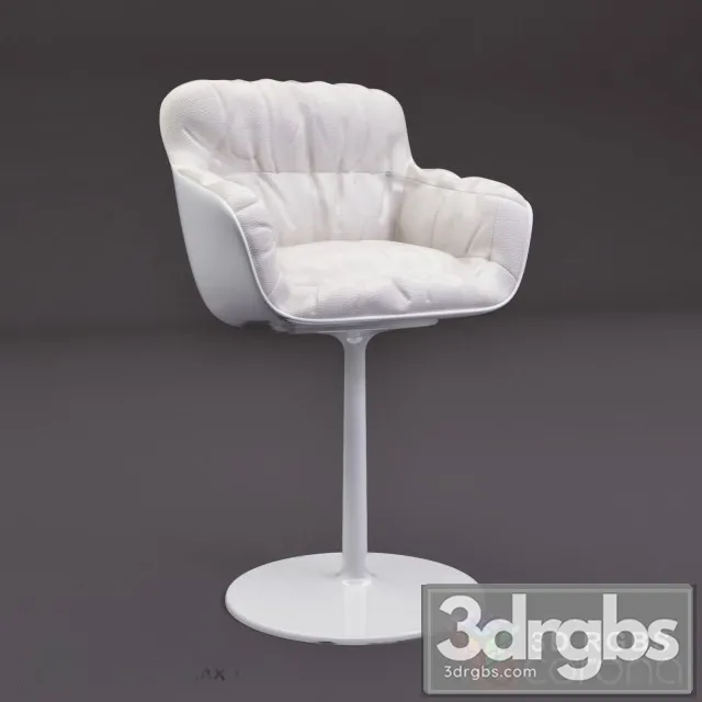 MDF Italia Flow Textile Chair 3D Model Free