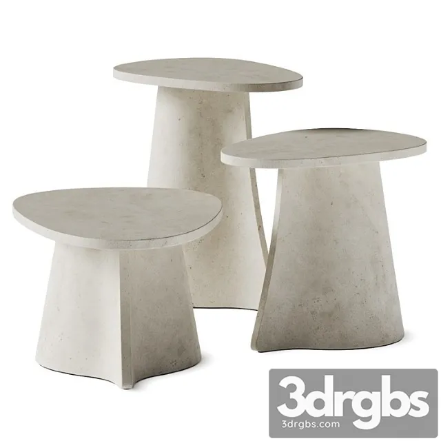 Mdf Italia Fossil Coffee Table 3D Model Free