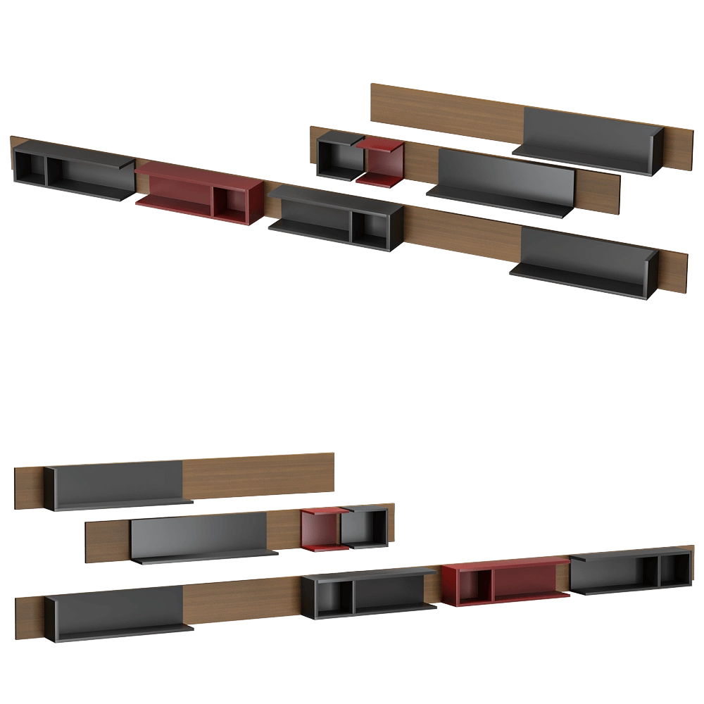 MDF Italia - Shelf Pentagramma 3D Model