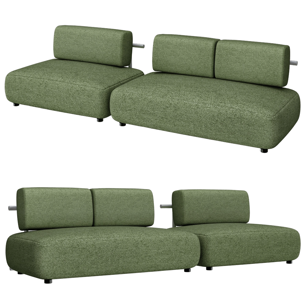 MDF Italia - Sofa Cosy outdoor 3D Model