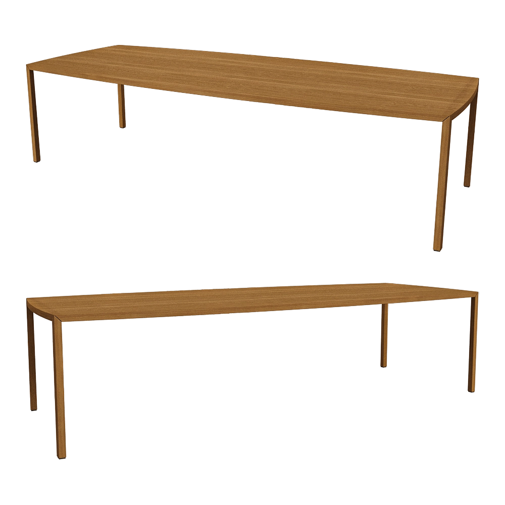 MDF Italia - Table TENSE CURVE 3D Model