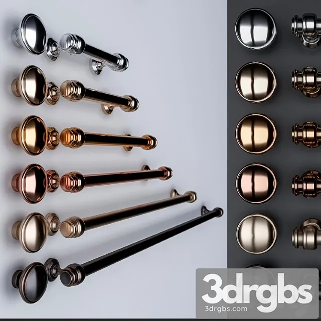 Mebelnye Ruchki R16 3D Model Free