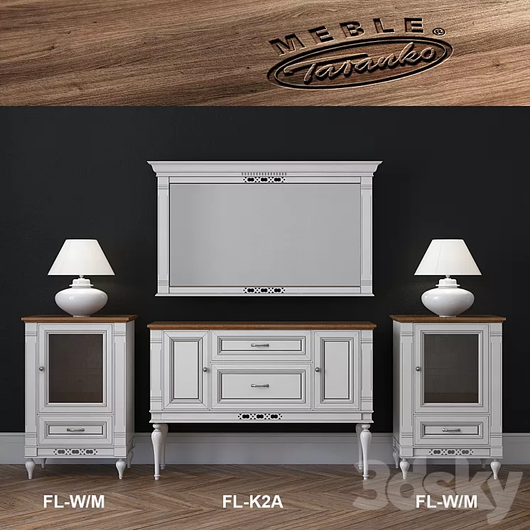 Meble Taranko. Kolekcja Florencja Set 2 3D Model