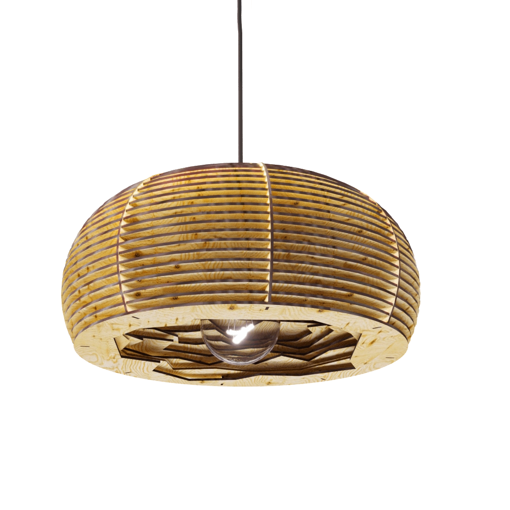 Mechanics of Light - Pendant lamp Grot 400 3D Model