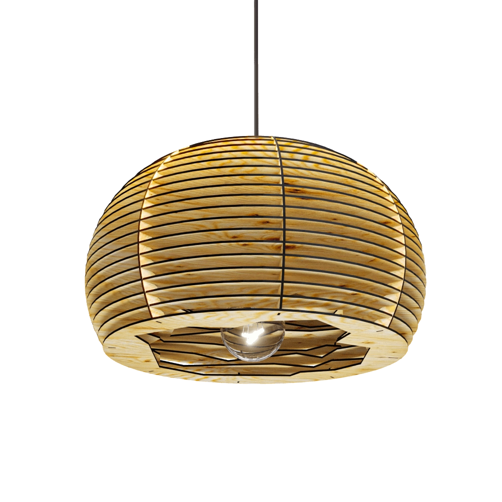 Mechanics of Light  - Pendant lamp Grot 480 3D Model