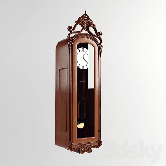 Medea Liberty Grandfather Clock 896 3D Model