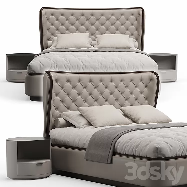 Medea Lifestyle 1905 Margot Bed 3D Model
