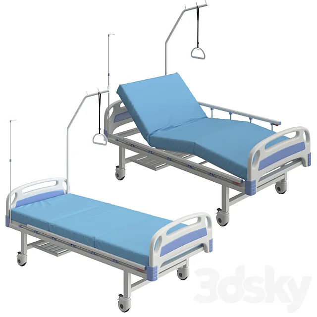 Medical Bed 3D Model