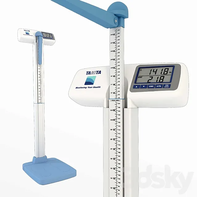 Medical Scales Tanita WB-3000 3D Model