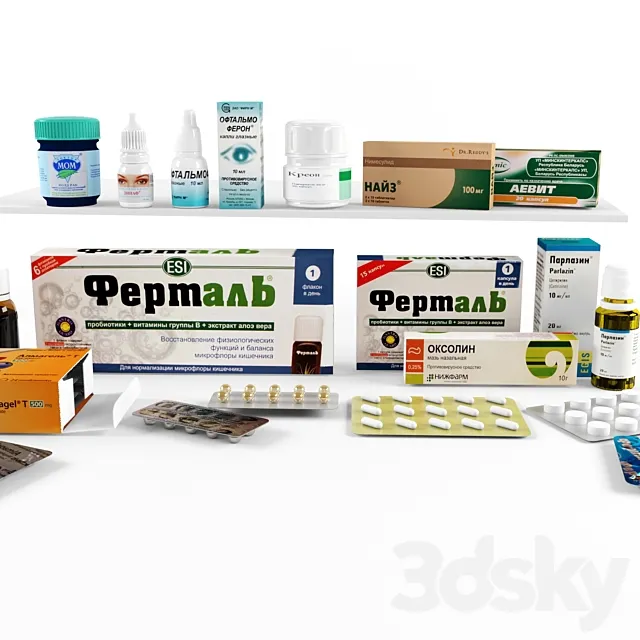 medications 3DModel