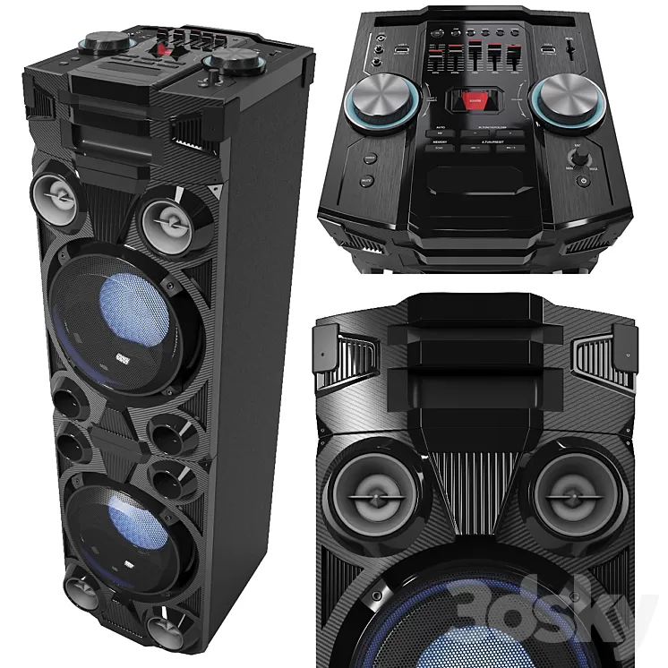 Medion Life X67015 Party-Soundsystem 3D Model