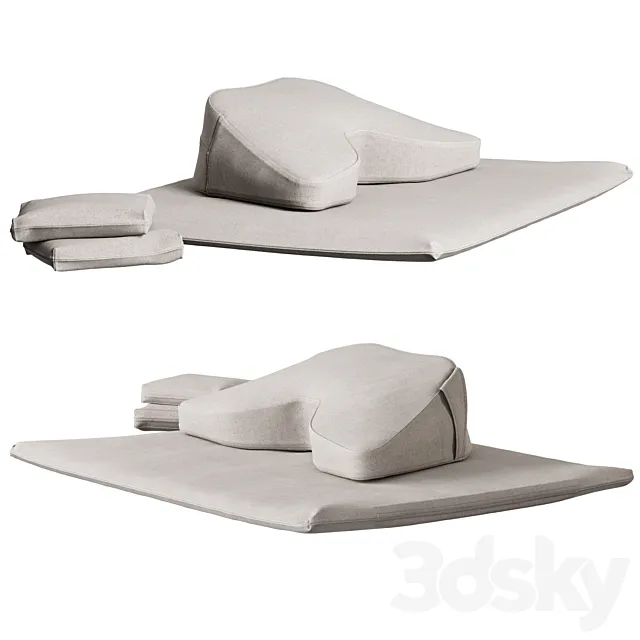 meditation cushion 3D Model