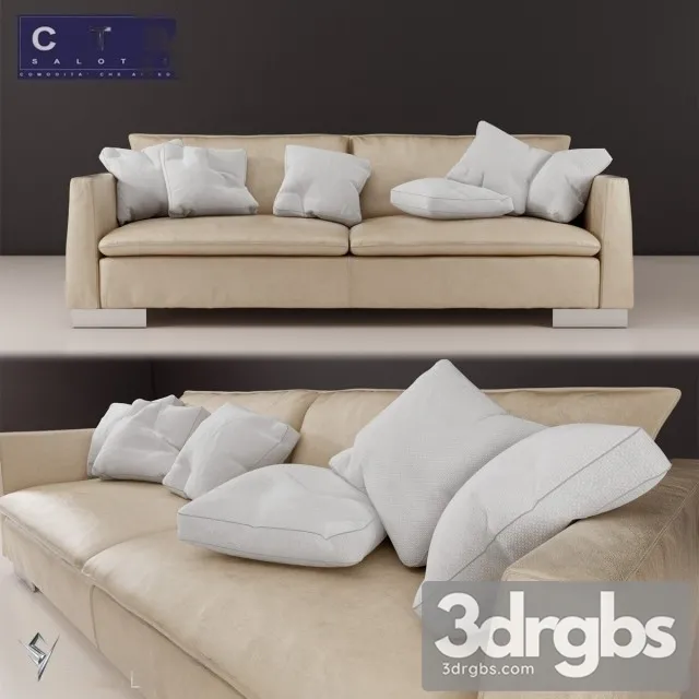 Mediterraneo Sofa 3D Model Free
