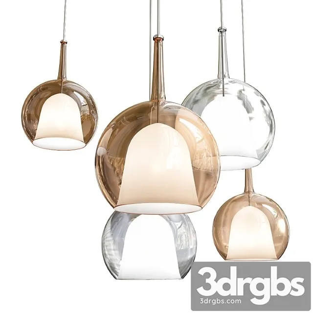Medium glo pendant light 3D Model Free