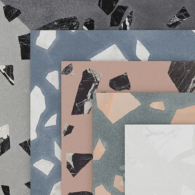 Medley rock terrazzo 3DModel
