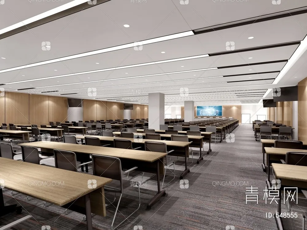 Meeting Room 3D Scene - Interior Design - 114
