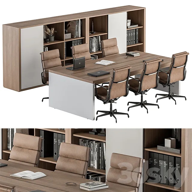 Meeting Table - Office Furniture 390 3D Model