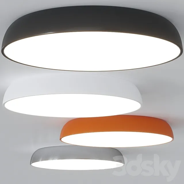 MEGA LED By Faro Barcelona Ceiling lamp 3D Model