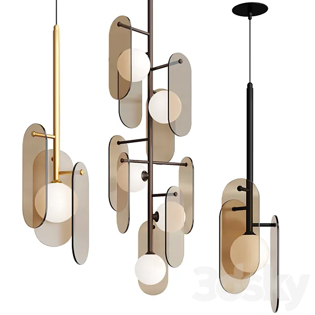 MEGALITH pendant lamp 3D Model