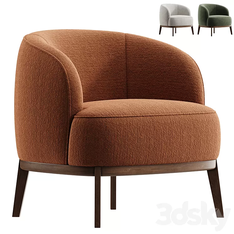 Megan Armchair by Domkapa 3D Model Free