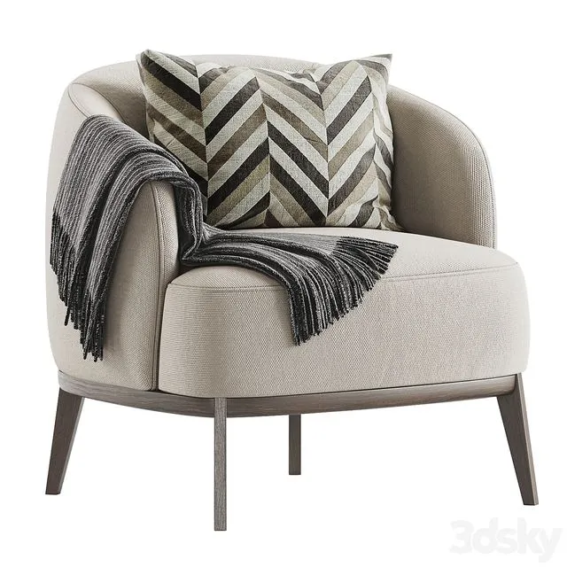 Megan Armchair By Sweetpeaandwillow 3D Model