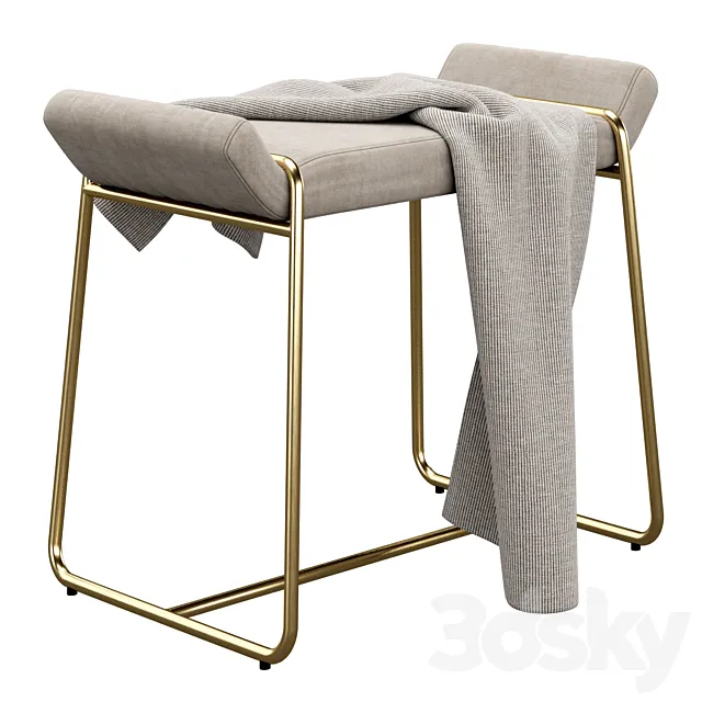 Megan Stool by Bloomingville 3D Model