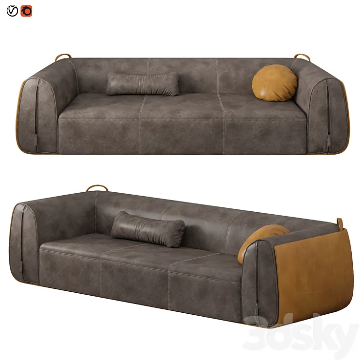 Meir Meir Collection Sofa 3D Model Free