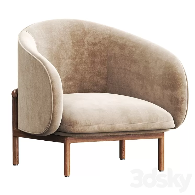 MELA Armchair Artisan 3D Model Free
