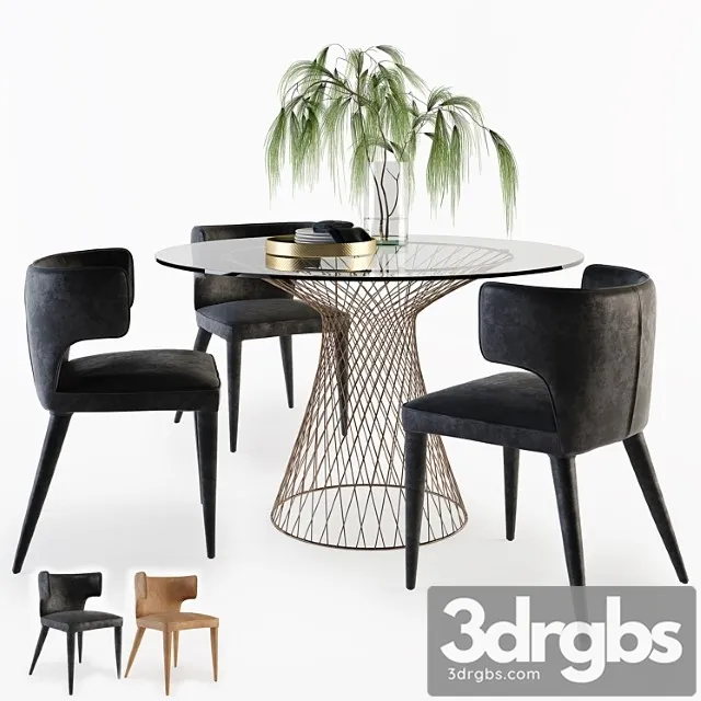 Melrose chair 2 3D Model Free