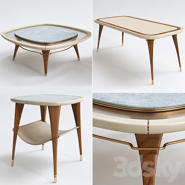 MELTING Coffee table Turri 3D Model