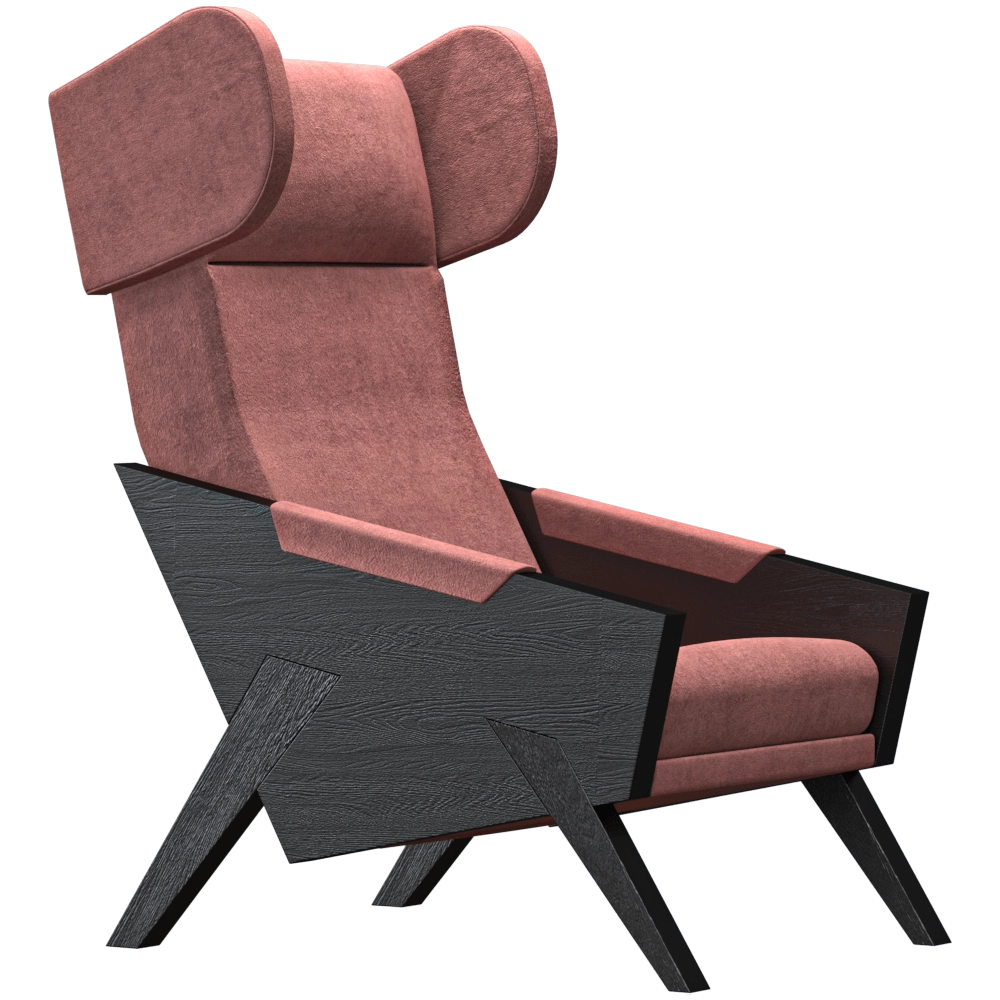 Melyo - Armchair Liu 3D Model