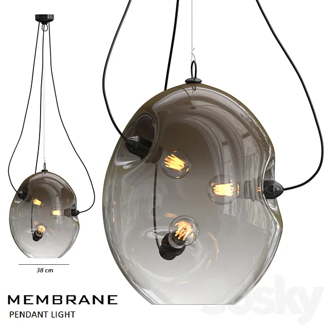Membrane chandelier 3DModel