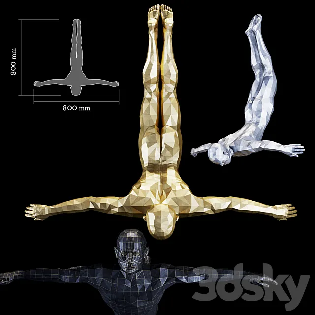 Men - Sculpture 3D Model