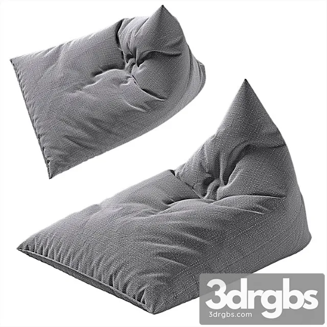 Menfis bean bag 2 3D Model Free