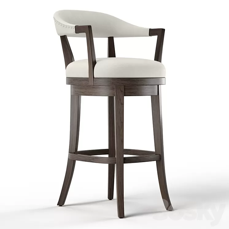 Menlo Swivel Barstool 3D Model Free
