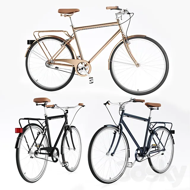 Men's  Vintage Bike _ Bike Vintage Roadster 3DModel