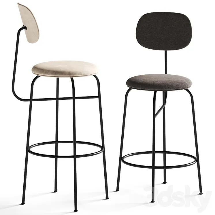 Menu Afteroom Counter Bar Chair Plus 3D Model Free